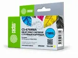 Картридж струйный Cactus CS-676M8A 738XL желт.пигм. (300мл) для HP DesignJet T850, T950 с чипом