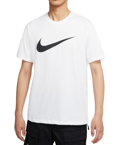 Футболка теннисная Nike Sportswear Swoosh T-Shirt - white/black