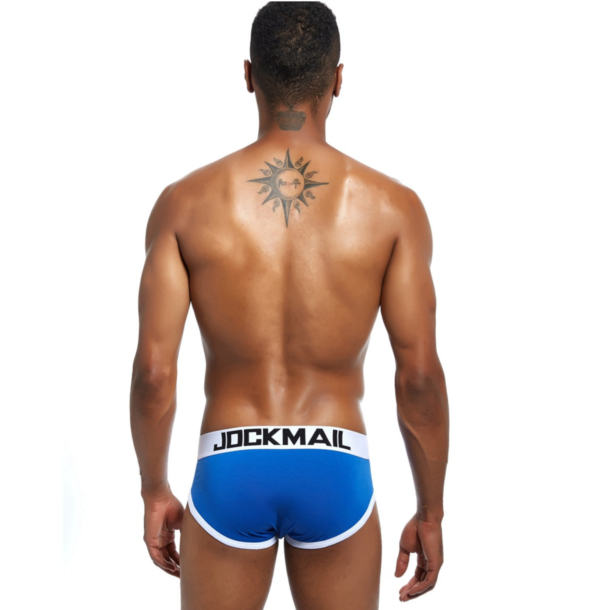 Мужские трусы брифы синие JOCKMAIL JM2032-9