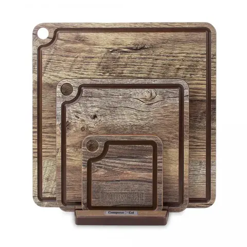 Набор подставок для горячего 3шт ComposeEat ProFashion дуб мореный