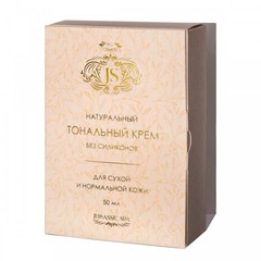 JS Натуральный тональный крем для нормальной и сухой кожи,светло-бежевый 50мл
