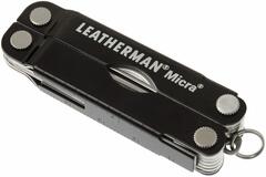 Мультитул-брелок Leatherman Micra Black, 10 функций, цвет чёрный (64320181N) | купить в официальном интернет-магазине Multitool-Leatherman.Ru