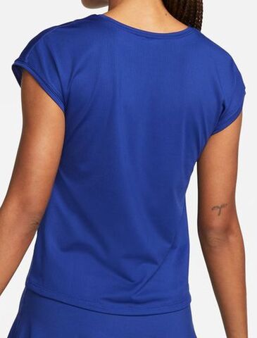 Теннисная футболка женская  Nike Court Dri-Fit Victory Top SS W - deep royal blue/white