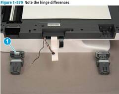 5851-7205 Шарнир (петля) автоподатчика ADF (2шт в комплекте) HP LJ M631/M632/M633/CLJ M681/M682 (O)
