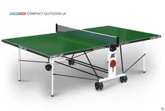 Стол теннисный Start Line Compact-2 LX Всепогодный Зелёный