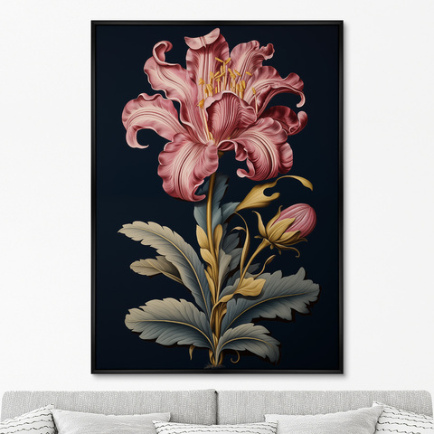 ArtNoMore - Репродукция картины на холсте Lonely flower, No 1, 2024г.