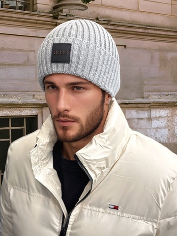 Шапка Hugo BOSS 166369grey