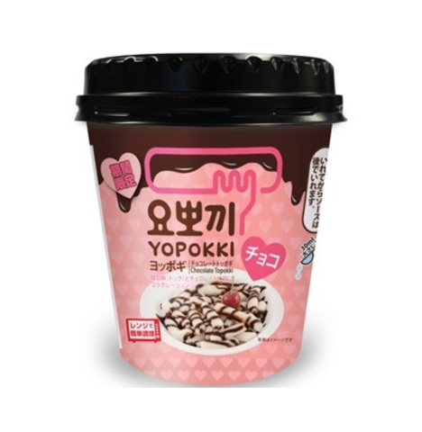 Токпокки Yopokki с шоколадом (рисовые клецки) Корея, 130 г.