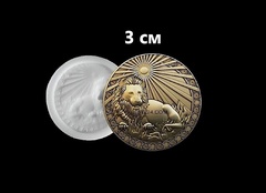 Силиконовый молд Знак зодиака Лев 3 см