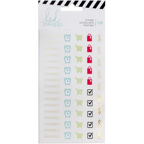 Стикеры на прозрачной основе Heidi Swapp Memory Planner Stickers - Icons