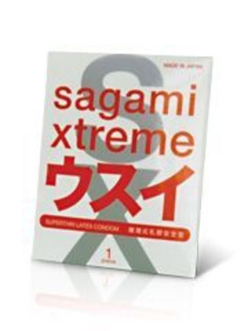 Ультратонкий презерватив Sagami Xtreme Superthin - 1 шт. - Sagami Sagami Xtreme Sagami Xtreme Superthin №1