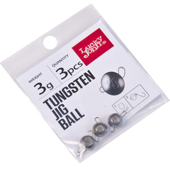 Джиг головки TUNGSTEN JIG BALL, 3г, набор 2шт., арт. LJTB-003