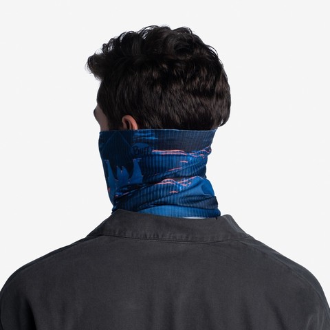 Картинка бандана-труба Buff thermonet S Wave Blue - 4
