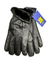 Перчатки. Мужские. Материал верха: Кожаные. Подклад: Мех. В упаковке 5 шт.