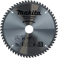 Пильный диск универсальный 210x30x2.4/1.6x60T Makita D-65604