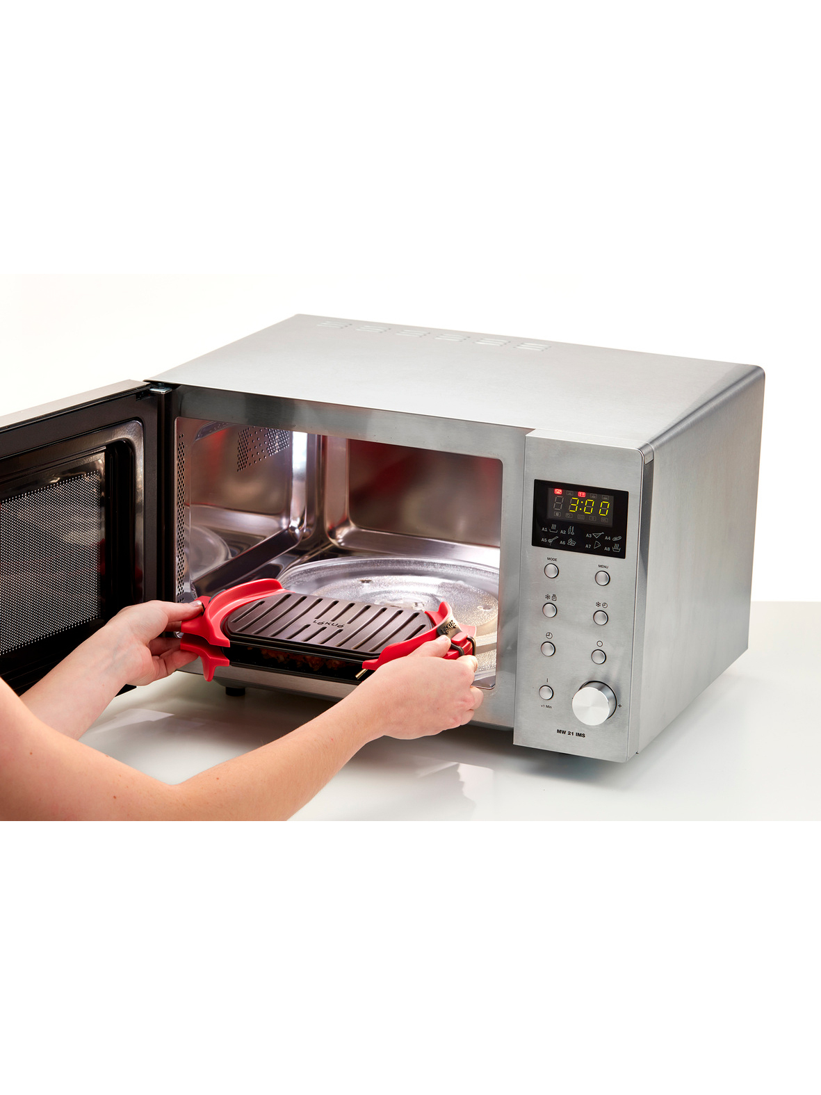 Форма-гриль для микроволновой печи (27х20 см), арт. 888342 - фото 3