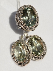 Сефора (кольцо + серьги из серебра)