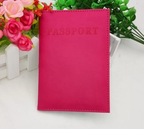 Passport üzlüyü \ обложка для паспорта \ passport holder dark pink