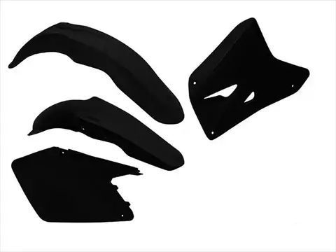 Комплект пластика RM125-250 01-11 черный