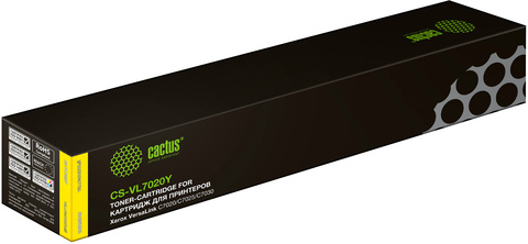 Картридж лазерный Cactus CS-VL7020Y 106R03746 желтый (16500стр.) для Xerox VersaLink C7020, C7025, C7030