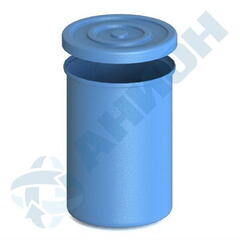 Бак цилиндрический вертикальный 130 л Анион 130 л. вертикальный (540x540x760см;синий) - арт.559492