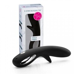 Стимулятор Mystim Tingly Timmy E-Stim серебряный (электростимуляция)