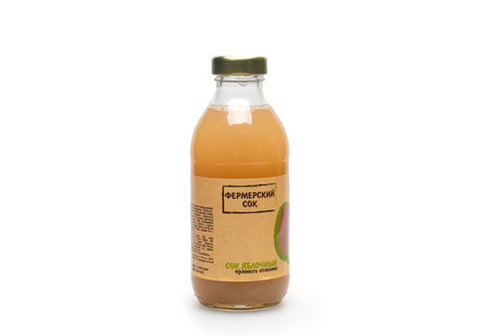 Сок фермерский яблочный, 315мл