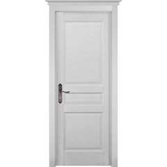 Межкомнатная дверь Гармония массив ольхи белая глухая