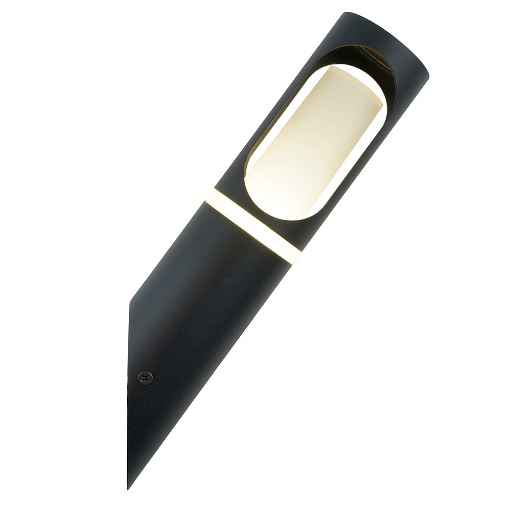 Светильник садово-парковый Feron DH1121, 15W, на стену вверх, GU10 230V, черный 51234