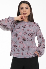 Блуза Волшебный шифон (пыльная роза) Diolche
