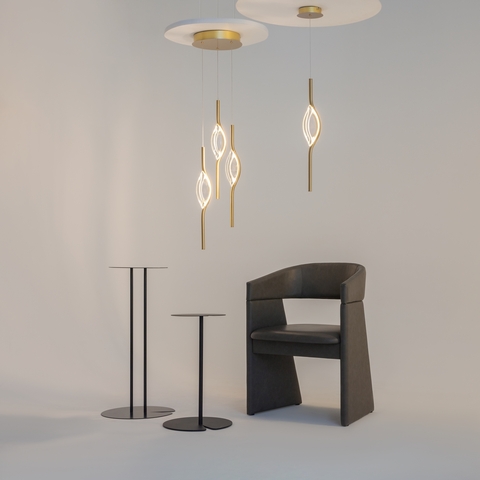 Подвесной светодиодный светильник Maytoni Foresight MOD347PL-L24BS3K