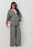 Костюм для беременных 18236 темно-серый