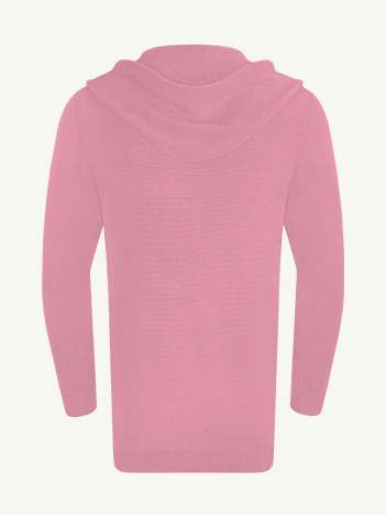 Кардиган с капюшоном из мягкой шерсти