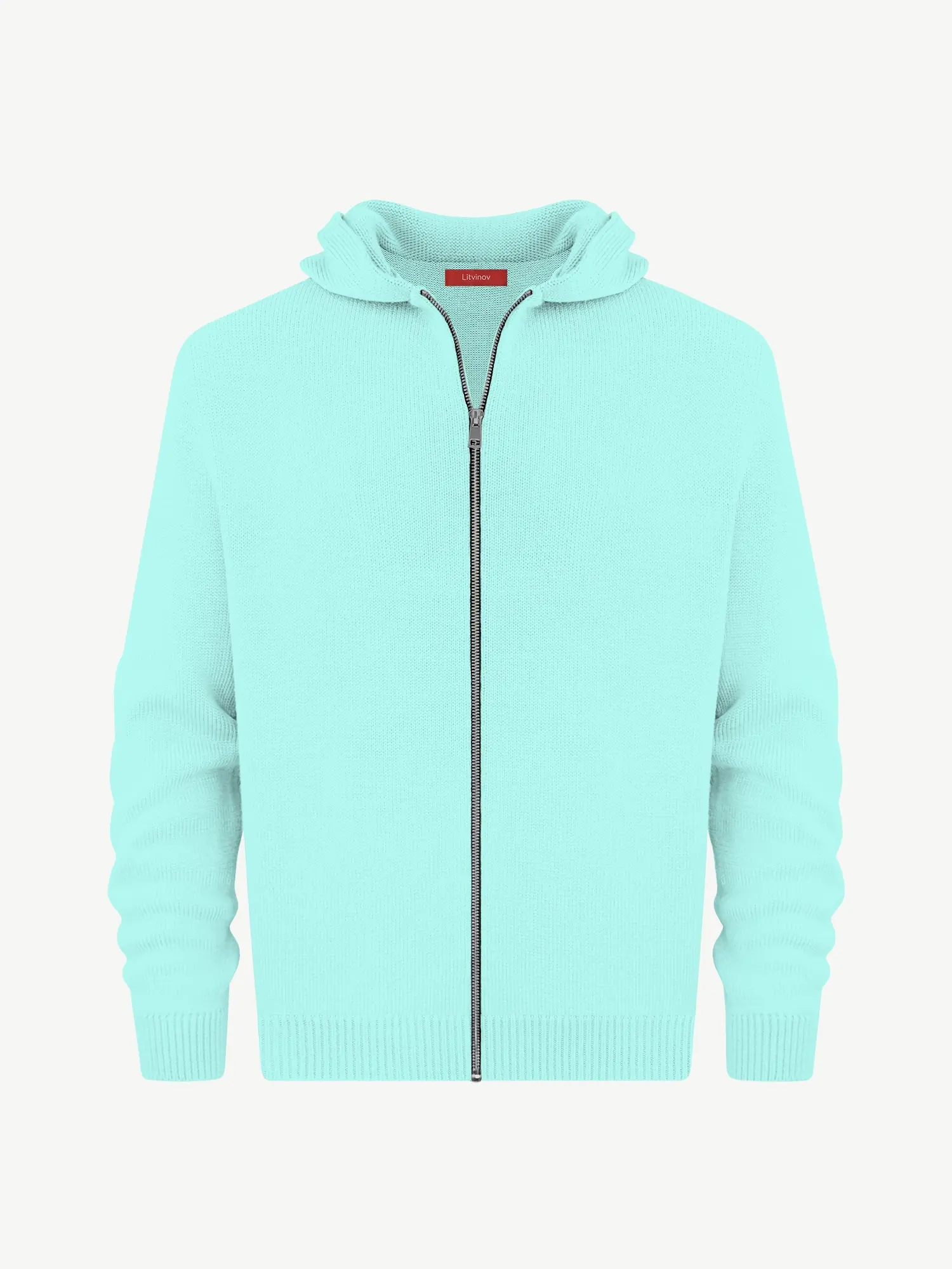 Толстовка на замке из шелка