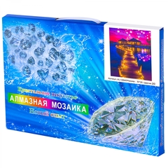 
          Алмазная мозаика Alingar, на подрамнике, с полным заполнением, (глянц), 20х30 см, 20 цветов, "Дорожка по воде"