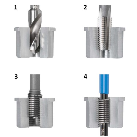 Вставка резьбовая М 4,0х0,7 DIN8140S (Нерж. Сталь) 3,0xD 6h 1шт H-Tools 107607HT