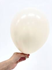 S 12''/30 см, Пастель (Ретро), Кремовый (107), 50 шт.