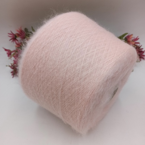 Мохер на шёлке арт Super Kid seta от Pura Lana Italia 850м/100гр 015 Розовый