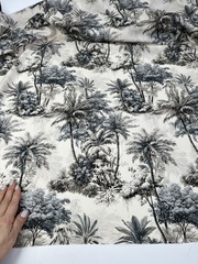 Вискоза штапель, а-ля де Жуи, серый