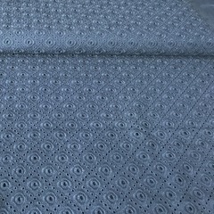 Ткань шитье темно-синее 2117