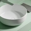 Ceramica Nova Taycan CN12003 Раковина накладная круглая, 37.5x37.5, цвет: белый