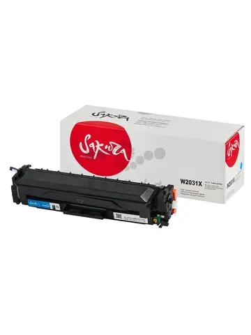 Картридж Sakura W2031X (415X) для HP, голубой, 6000 к.