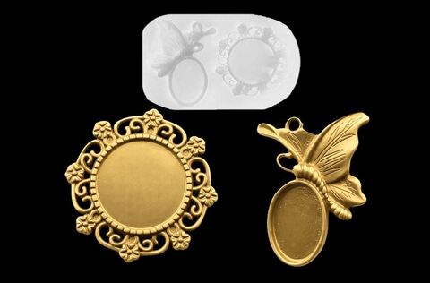 Силиконовый молд № 810 мини рамки