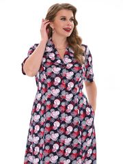 4536 Халат на пуговицах