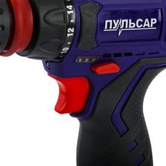 Дрель аккумуляторная безударная ПУЛЬСАР ДА 12-2П (12В, 25Hm, Li-on, 1,5Ah, 2акк., 1,5 кг, съёмный патрон, кейс)