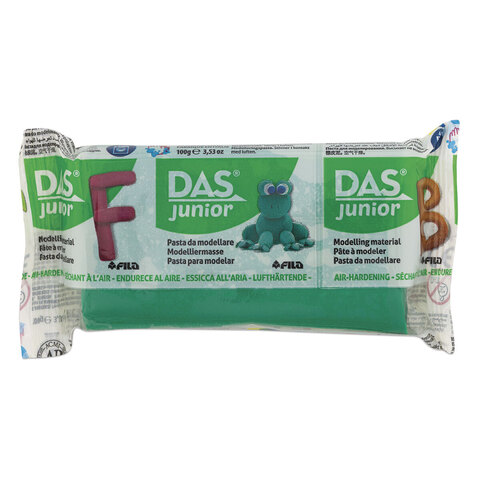 DAS Junior Air-Dry Clay - Темно-зеленый, 100г
