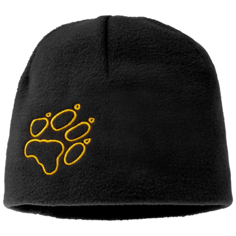 Картинка шапка Jack Wolfskin fleece cap kids black - 1