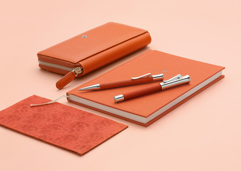 Книжка записная в льняном переплете Graf von Faber-Castell A5 Burned Orange (188629)