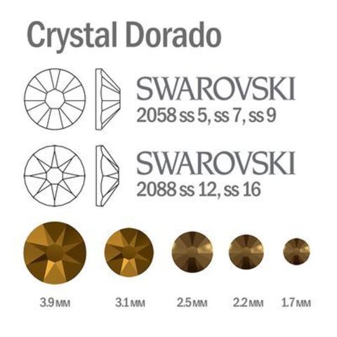 Swarovski Mix Crystal Dorado