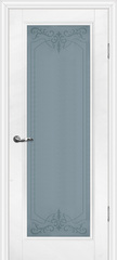 Дверь PSC-25 / Цвет Белый / Сатинат, пескоструйная обработка / Двери PROFILO PORTE